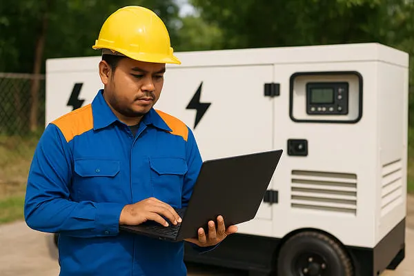 Layanan sewa genset silent